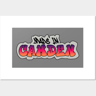 Made in Camden I Garffiti I Neon Colors I Red Posters and Art